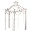 Image de Pavillon de jardin Marron antique 3 m Fer