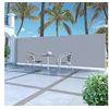Image de Auvent Latéral Rétractable 160x500cm Gris Jardin Balcon Brise-vue Store 45464