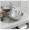 Image de Lavabo 32,5 x 14 cm Céramique Argenté