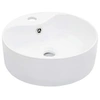 Image de Lavabo avec trop plein 36x13 cm Céramique Blanc