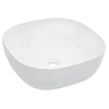 Image de Lavabo Lave-Mains Vasque à Poser Monter Salle de Bain Intérieur Salle d'Eau Cabine de Toilette Maison 42,5x42,5x14,5 143917