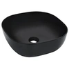 Image de Lavabo 42,5x42,5x14,5 cm Céramique Noir