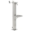 Image de Colonne à eau de jardin carrée Acier inoxydable 95 cm