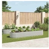 Image de Jardinière - - 320x80x44 cm - Acier galvanisé - Argenté - Rectangulaire