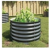 Image de Jardinière - - 80x80x44 cm - Acier galvanisé - Gris - Carré