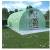 Image de Serre 450x300x200 cm Vert Acier Galvanisé Serre de Jardin Abris Légumes 45535