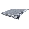 Image de Luifel handmatig uittrekbaar 300 cm blauw/wit275552