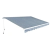 Image de Auvent pliable manuel 450 cm Bleu/blanc