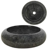 Image de Evier Pierre Naturelle Marbre Noir Lavabo Lave-Mains Vasque Toilette 142766