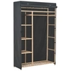 Image de Garde robe Gris 110 x 40 x 170 cm Tissu