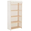 Image de Kledingkast 79x40x170 cm stof wit248190