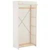 Image de Garde robe Blanc 79 x 40 x 170 cm Tissu