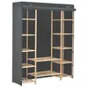 Image de Garde robe Gris 135 x 40 x 170 cm Tissu