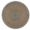 Image de Tapis fait à la main Jute Rond 90 cm Gris