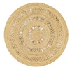Image de Vloerkleed handgemaakt 90 cm gevlochten jute133707