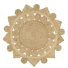 Image de Tapis fait à la main Jute tressée 120 cm