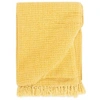 Image de Couverture en coton 220 x 250 cm Jaune moutarde