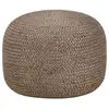 Image de Pouf fait à la main Gris clair 45 x 30 cm Jute
