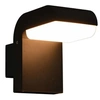Image de Applique murale LED d'extérieur 9 W Noir Ovale