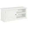 Image de Meuble TV Blanc 90 x 30 x 40 cm Bois
