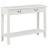 Image de Table console Blanc 110x35x80 cm Bois