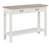 Image de Table console Blanc 110x35x80 cm Bois