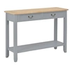 Image de Wandtafel 110x35x80 cm hout grijs249902