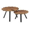Image de Tables basses 2 pcs Bois de récupération massif