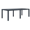 Image de Table de jardin Anthracite 220x90x72 cm Plastique Aspect rotin