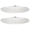 Image de Pomme de douche plongeante 2 pcs Acier inoxydable Ø 50 cm