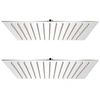 Image de Pomme de douche plongeante 2 pcs 30x30 cm Acier inoxydable