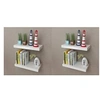 Image de Etagères murales 4 pcs Blanc 40 cm
