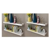 Image de Etagères murales 4 pcs Blanc 80 cm