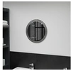 Image de Miroir mural - - 40 cm - Verre trempé - Cristal acrylique - Argenté