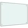 Image de Spatscherm keuken 70x50 cm gehard glas wit249452