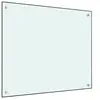 Image de Spatscherm keuken 70x60 cm gehard glas wit249453
