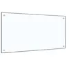Image de Spatscherm keuken 100x50 cm gehard glas transparant249476