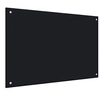 Image de Spatscherm keuken 90x60 cm gehard glas zwart249489