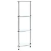 Image de Kastje 4-laags 30x30x100 cm gehard glas transparant249515
