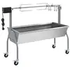 Image de Barbecue Charbon de Bois 4 Roues Tournebroche Electrique Jardin Maison 40236