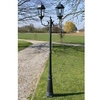 Image de Lampe de Jardin Vert Foncé et Noir Aluminium et Verre 2 Bras Lampadaire 40244