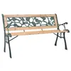Image de Banc de jardin 122 cm Bois