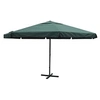 Image de Parasol de Jardin Aluminium Vert 500 cm Pare Soleil Terrasse Plage 40302
