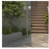 Image de Lampadaire de jardin - - 2 lampes - LED - Acier inoxydable et verre - Blanc