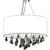 Image de Lustre Moderne Plafonnier Cristal Lampe Eclairage Lumière Salon Maison 60345
