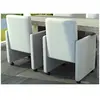 Image de Chaises de salle à manger pcs Cuir artificiel Blanc