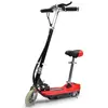 Image de Trottinette électrique rouge et noire 120W avec selle