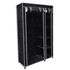 Image de Garde robe pliable Noir 110 x 45 x 175 cm