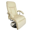 Image de Fauteuil de massage électrique Cuir artificiel Crème
