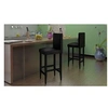 Image de Tabourets de bar lot de 4 noir similicuir160715